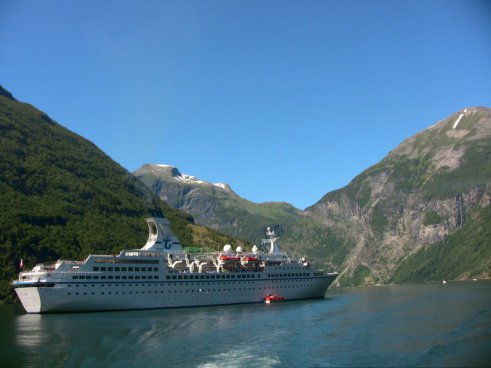 Norské fjordy - letecky