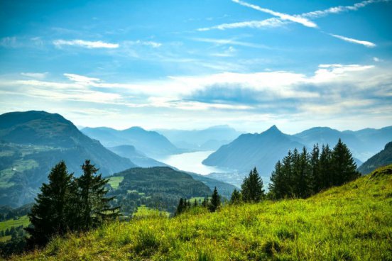 Lehká turistika ve Švýcarsku