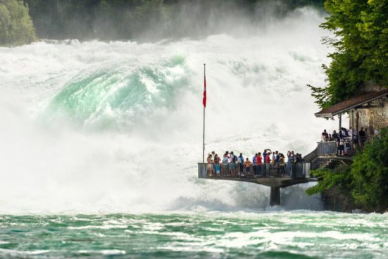 Návštěva Curychu se zastávkou u Rýnských vodopádů
