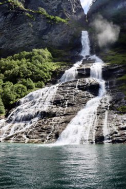 Norské fjordy - letecky