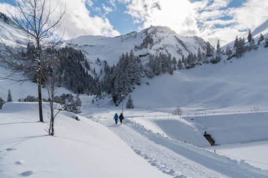 Zimní turistika ve Švýcarsku