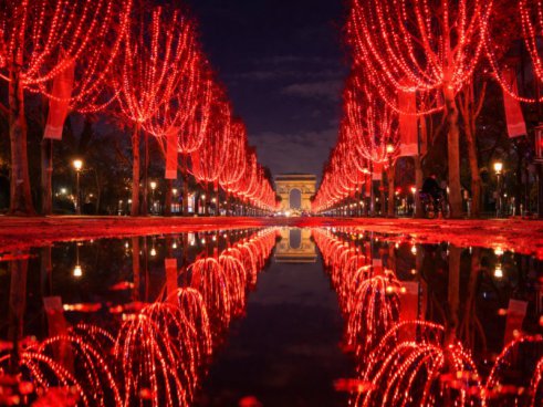 Za kouzlem adventní Paříže