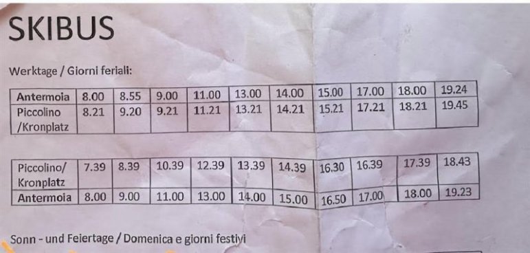 5denní zájezd (denní přejezd) s dopravou a polopenzí ceně – hotel Antermoia