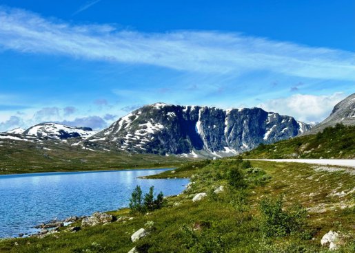Norské fjordy - letecky