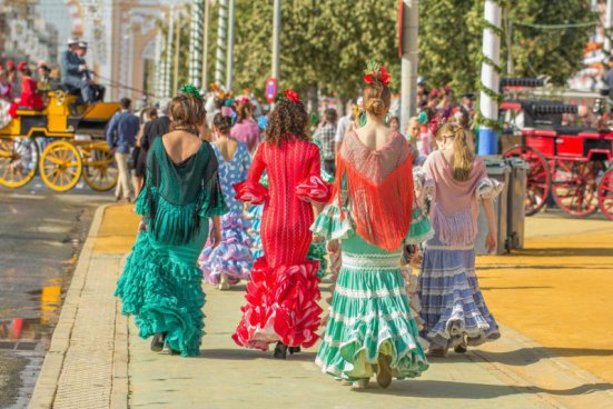 ANDALUSIE V DOBĚ SLAVNOSTI V SEVILLE 