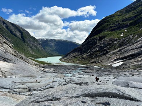 Norské fjordy - letecky
