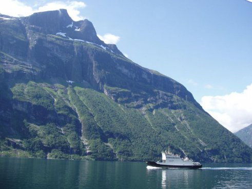 Norské fjordy - letecky