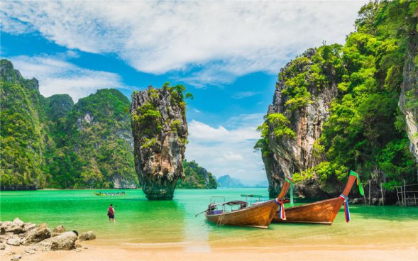Thajsko - Pohoda na proslulé Railay Beach na Krabi s výletem do džungle
