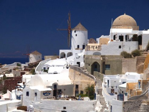 Kykladské ostrovy Paros a Santorini