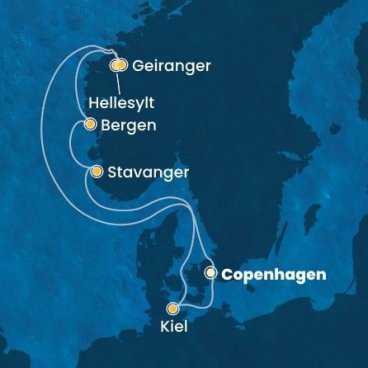 Za norskými fjordy na Costa Diadema, plavba s českým průvodcem