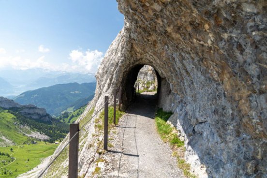 Lehká turistika ve Švýcarsku