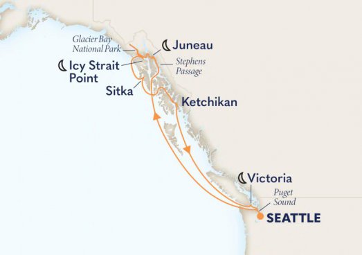 PLAVBA NA ALJAŠKU ze Seattlu a zpět