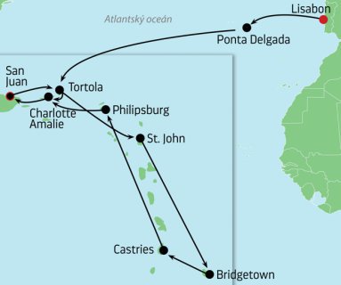 Hurááá přes Atlantik na Norwegian Epic, plavba s českým průvodcem