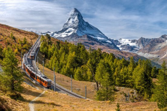 Švýcarsko letecky - Matterhorn, ledovce i víno s vlaky a lanovkami v ceně