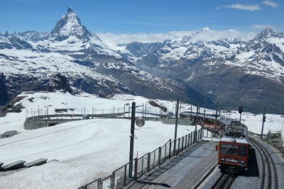 ŠVÝCARSKÁ PANORAMATA  A MONT BLANC