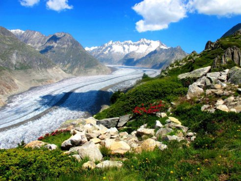 Perly švýcarských Alp, malebný Wallis