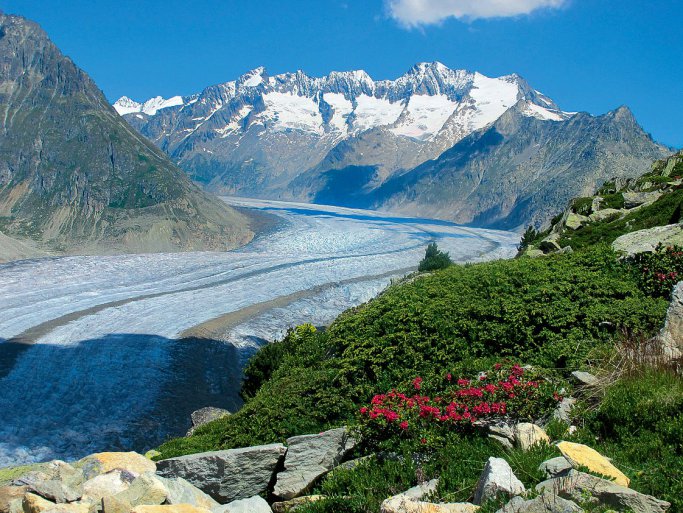Perly švýcarských Alp, malebný Wallis