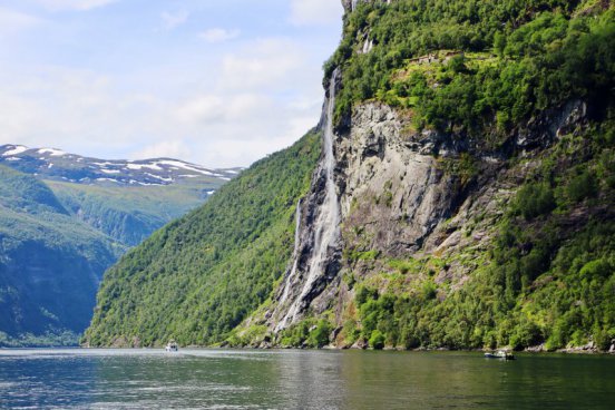 Norské fjordy - letecky
