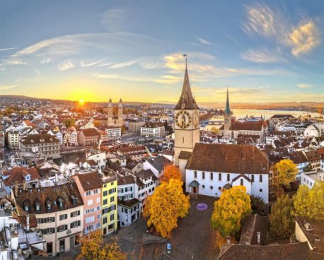 Návštěva Curychu se zastávkou u Rýnských vodopádů